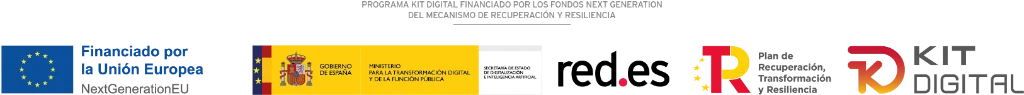 Kit Digital · Plan de Recuperación, Transformación y Resiliencia · Financiado por la Unión Europea NextGenerationEU