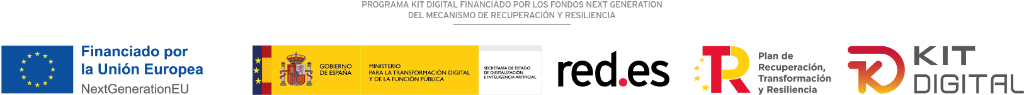 Financiado por la Unión Europea · Gobierno de España · Red.es · Plan de Recuperación · Kit Digital