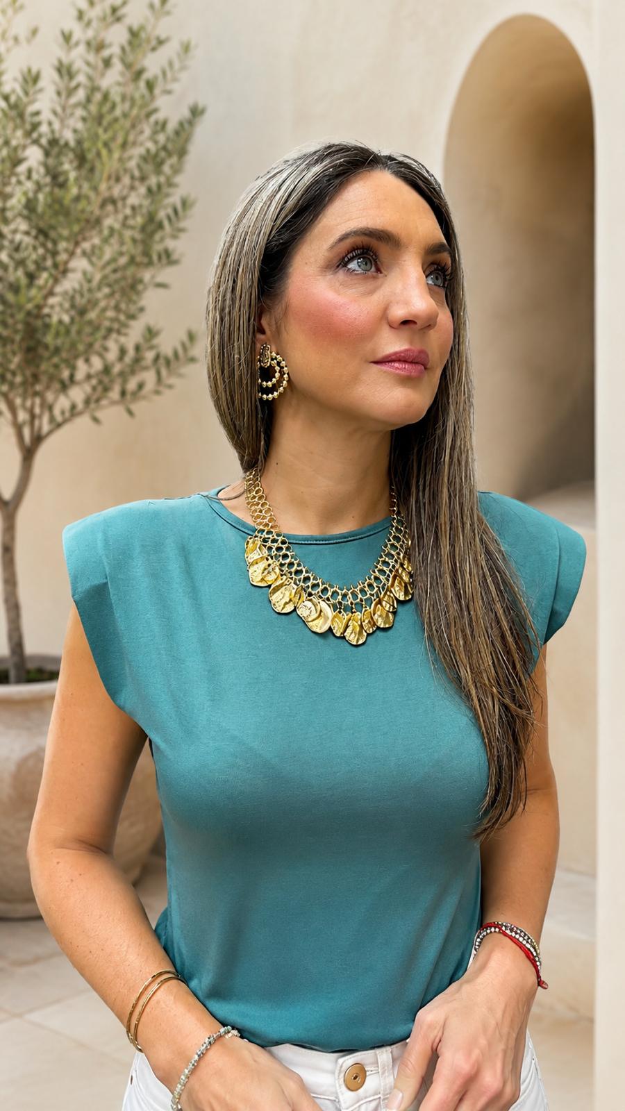 Collar Monedas Dorado