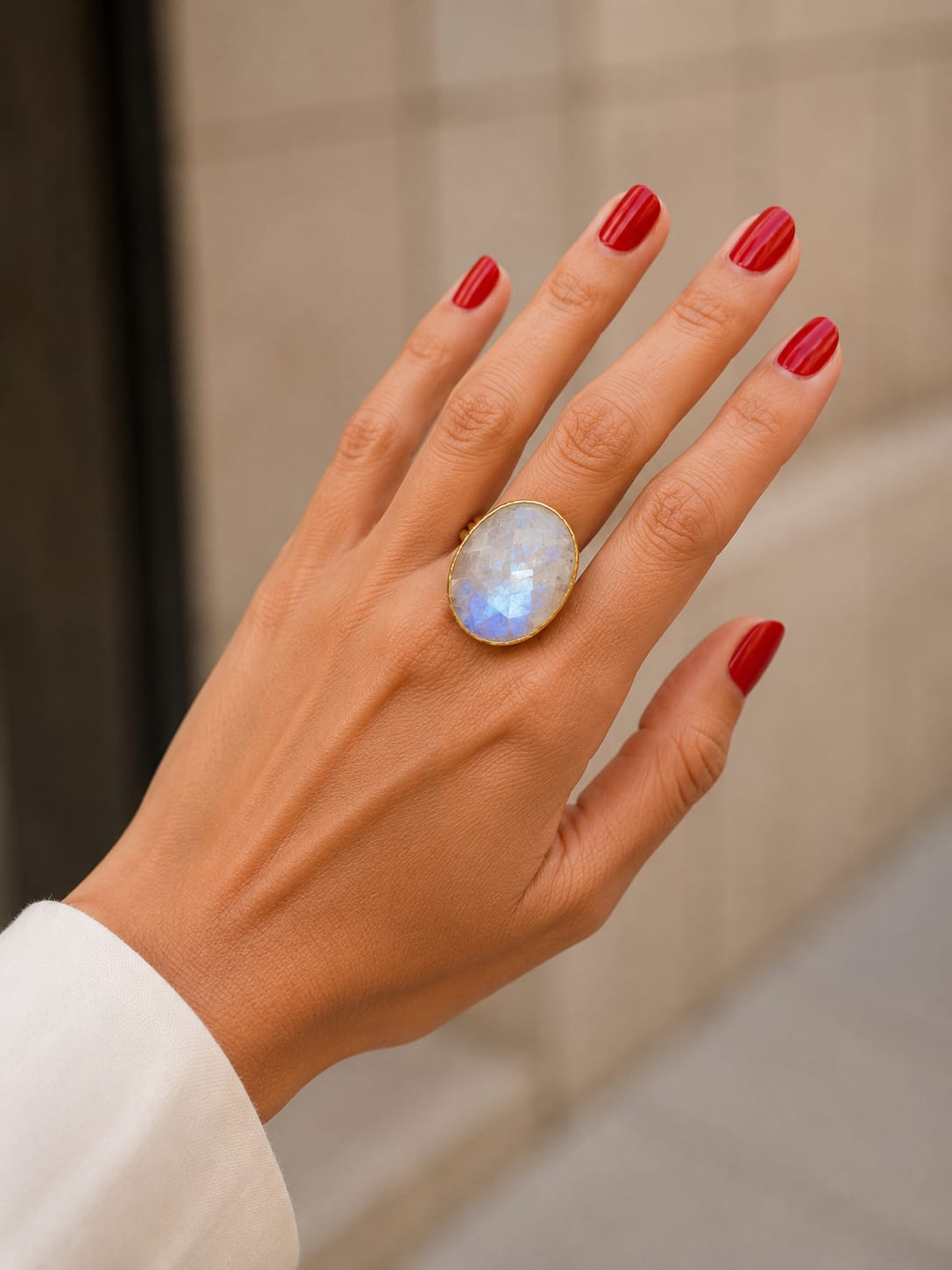 Anillo Kemal de Piedra de Luna