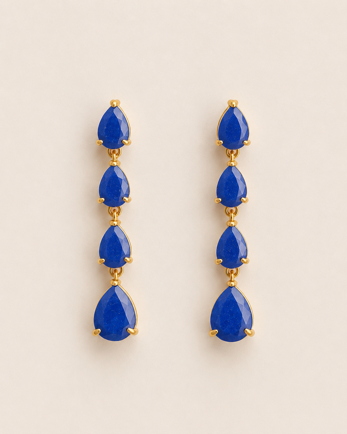Pendientes Zafira Azulón