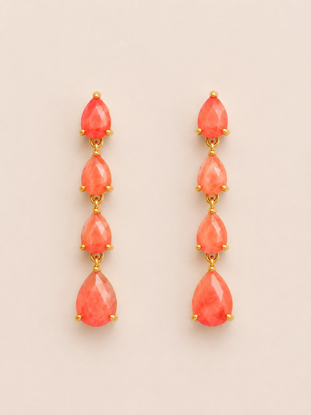 Pendientes Zafira Coral