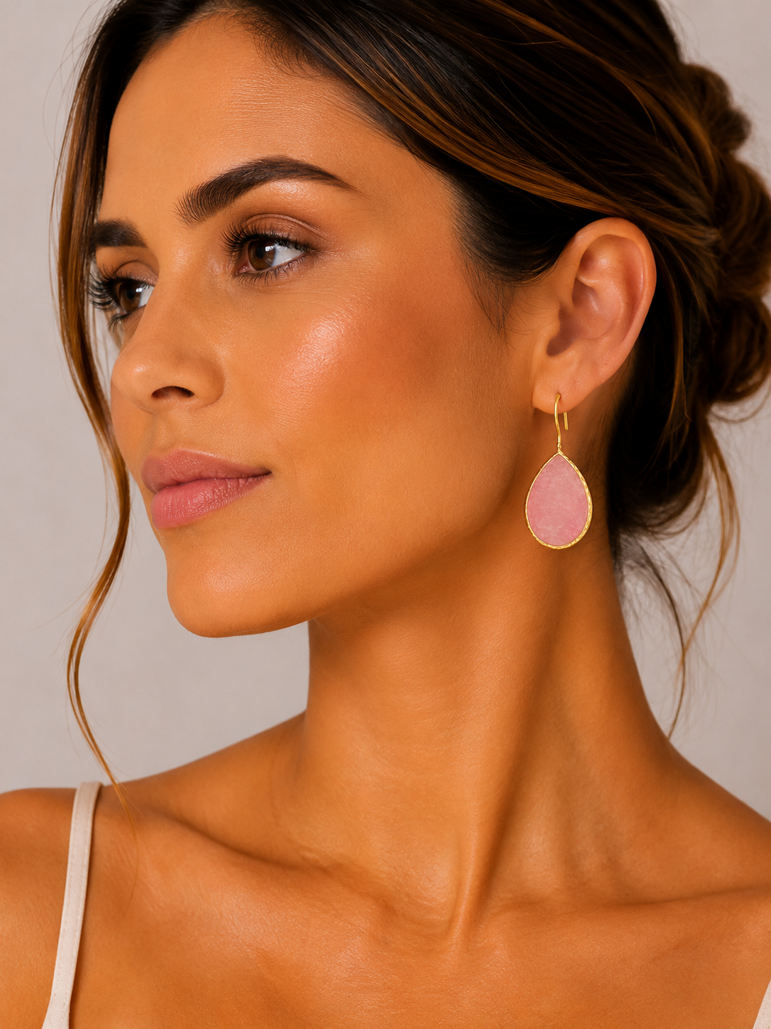 Pendientes Nayara Rose en Rosa