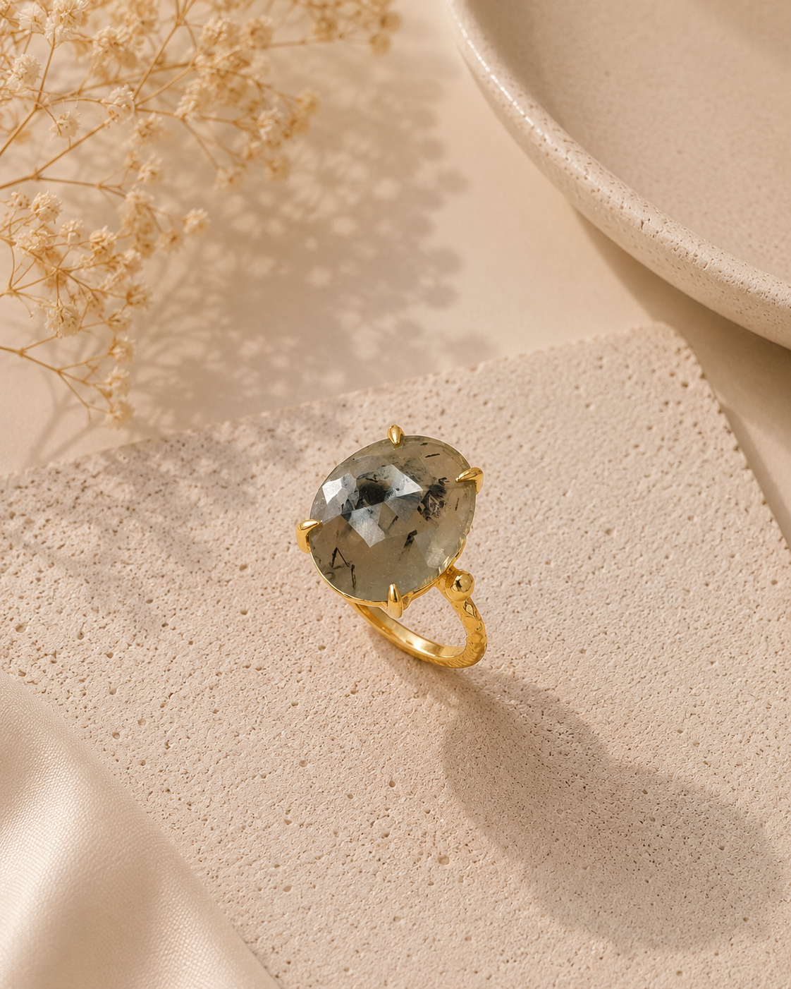 Anillo Esmeralda Nocturna