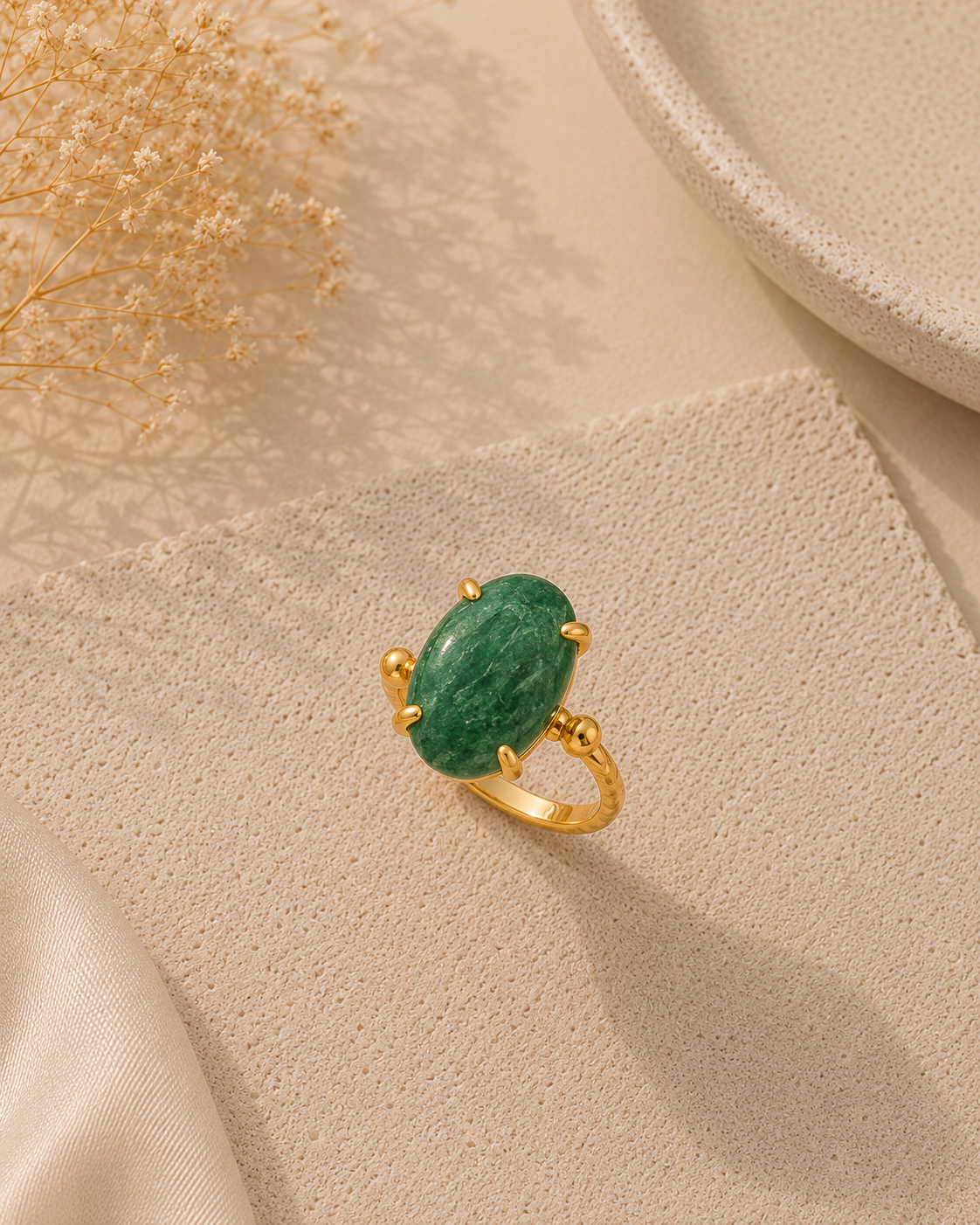 Anillo Esmeralda de Capri.