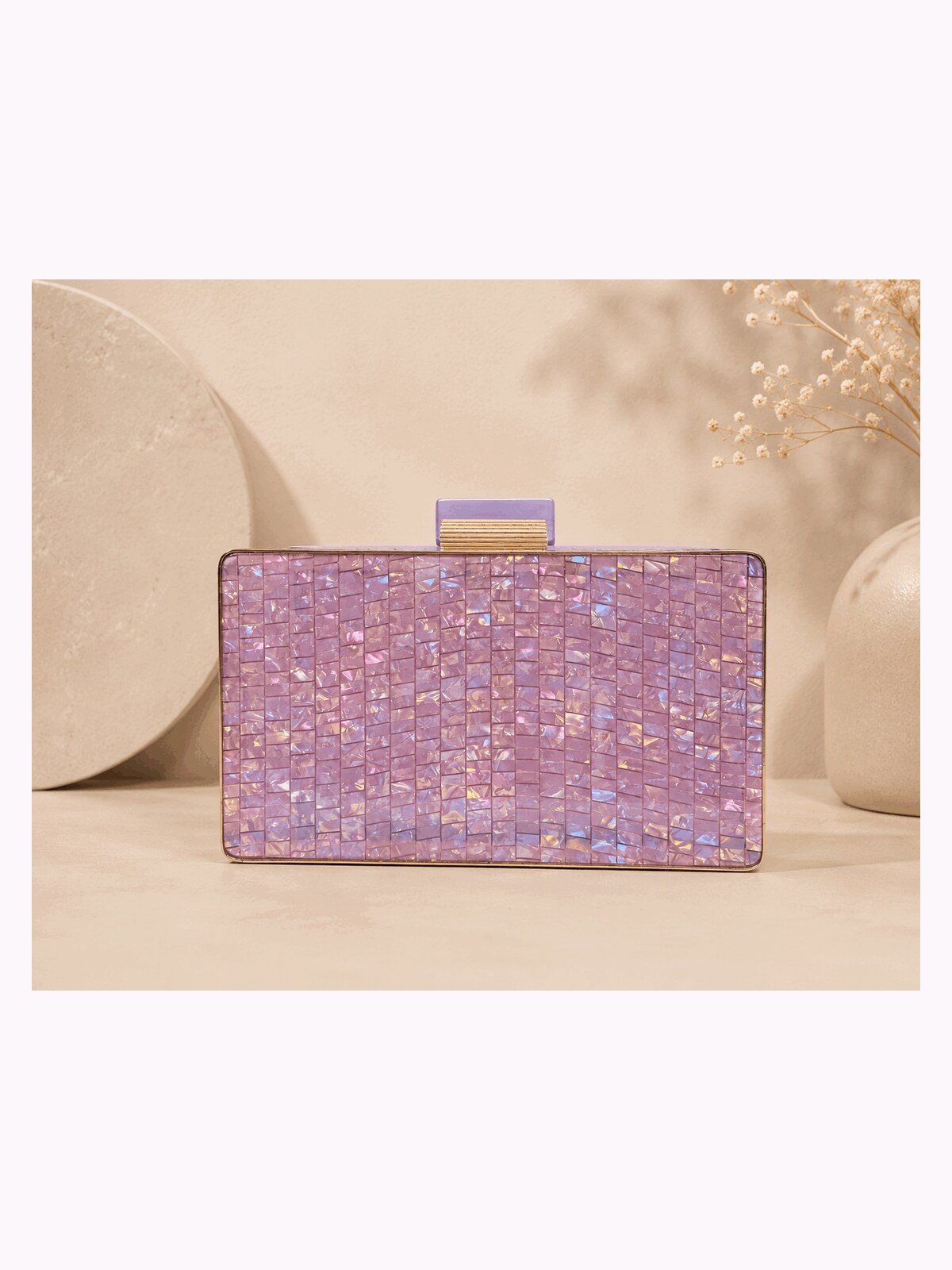 Clutch Aura Malva.