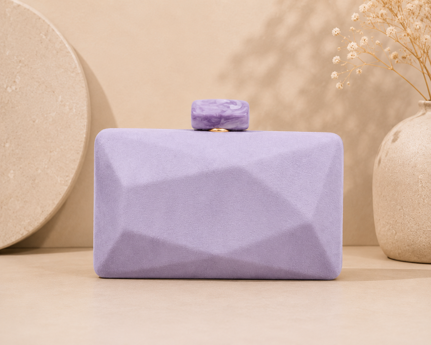 Clutch Lavanda Imperial.