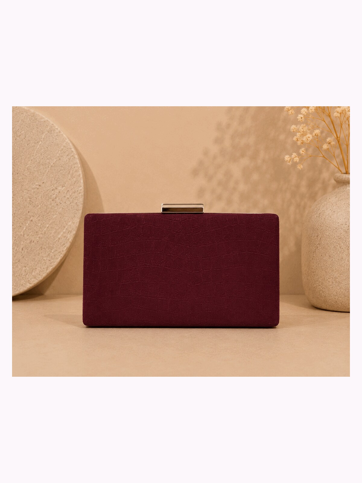 Clutch Burdeos Époque.