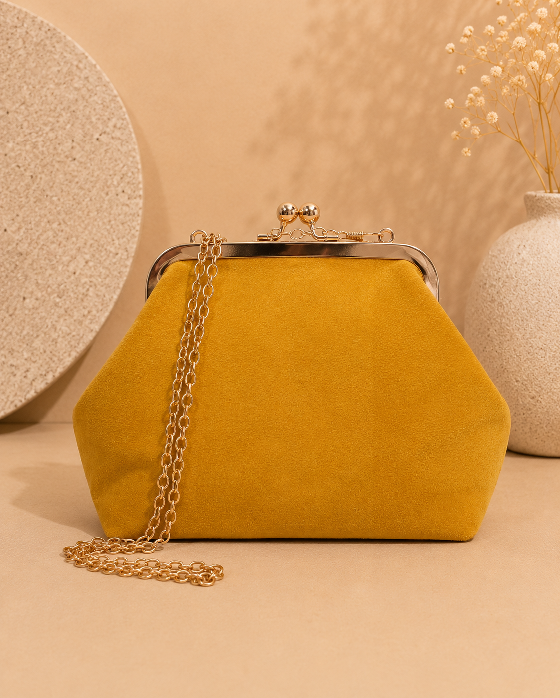Bolso Aurelia Mostaza.