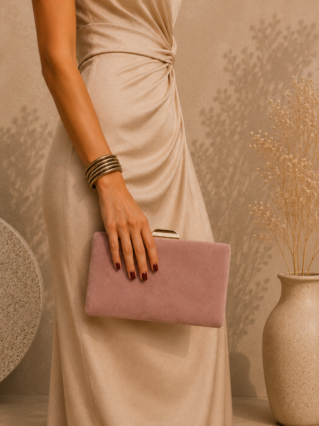 Bolso Rosé Velvet.
