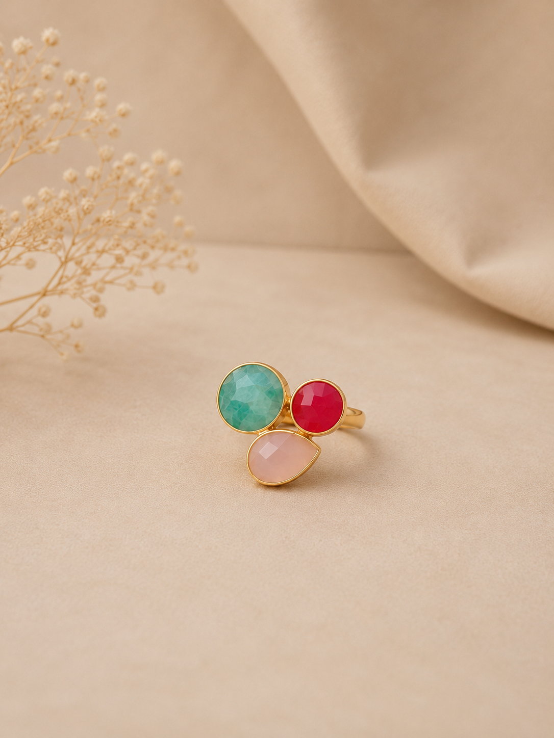 Anillo Kemal Trio. Multicolor