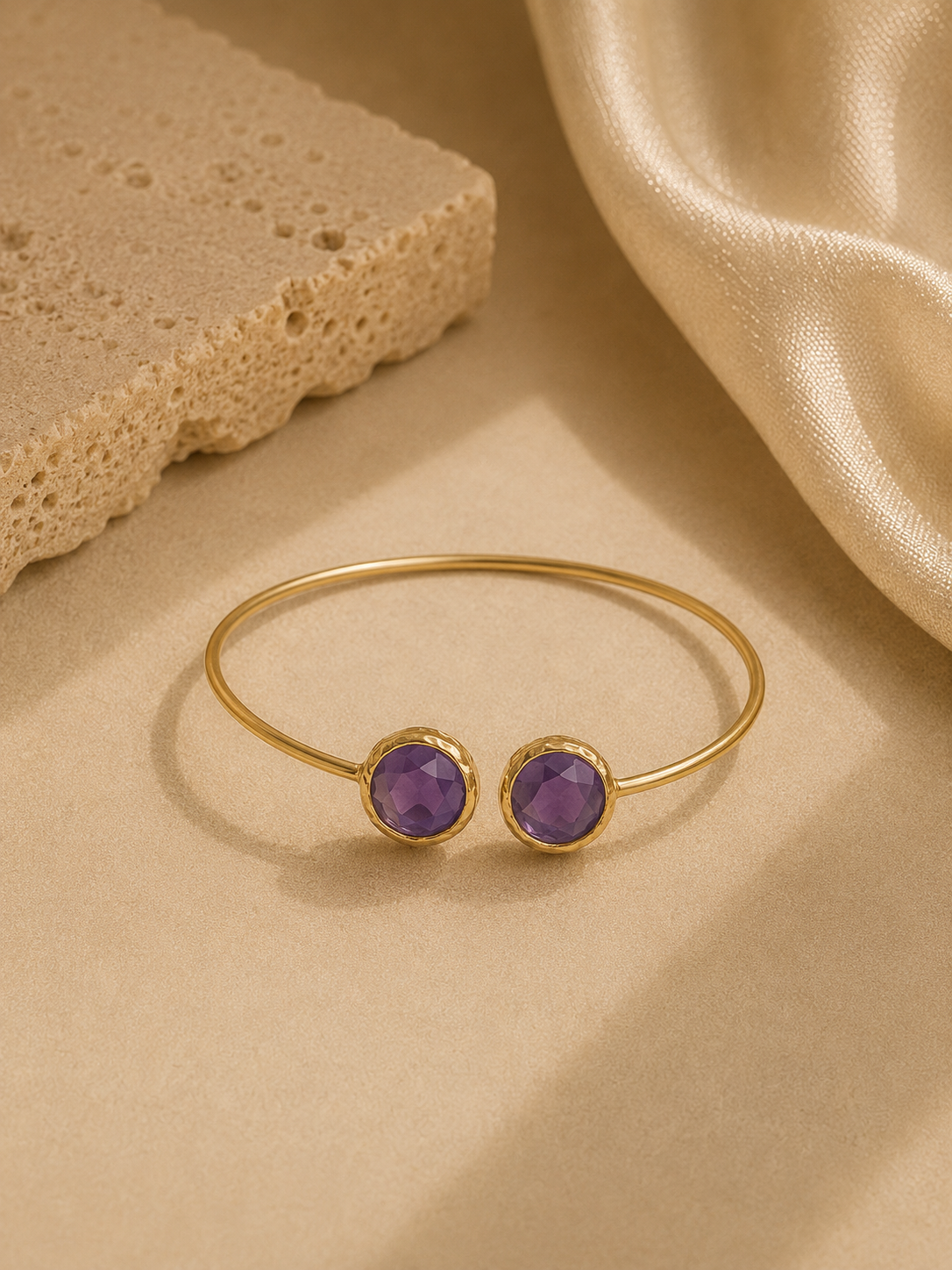 Brazalete Amatista Dúo.