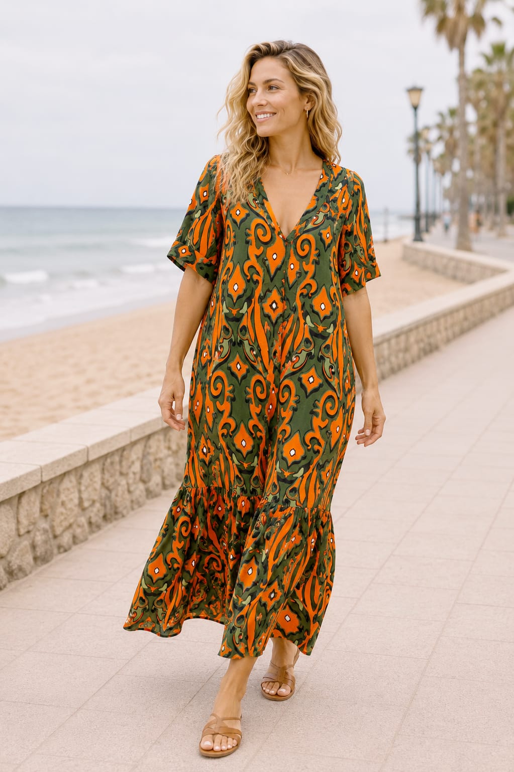 Vestido Selva Coral.