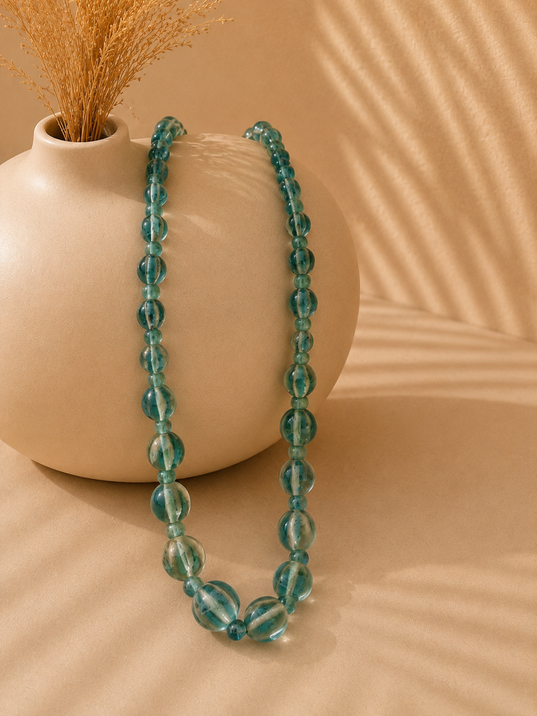 Collar Marea. Verde Esmeralda