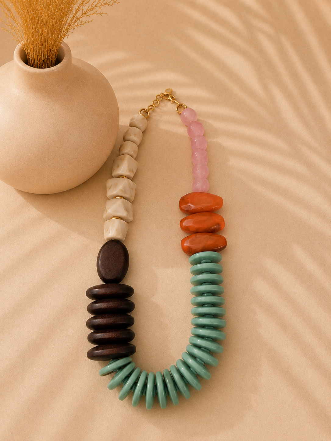 Collar Brisa Cala. Verde agua.