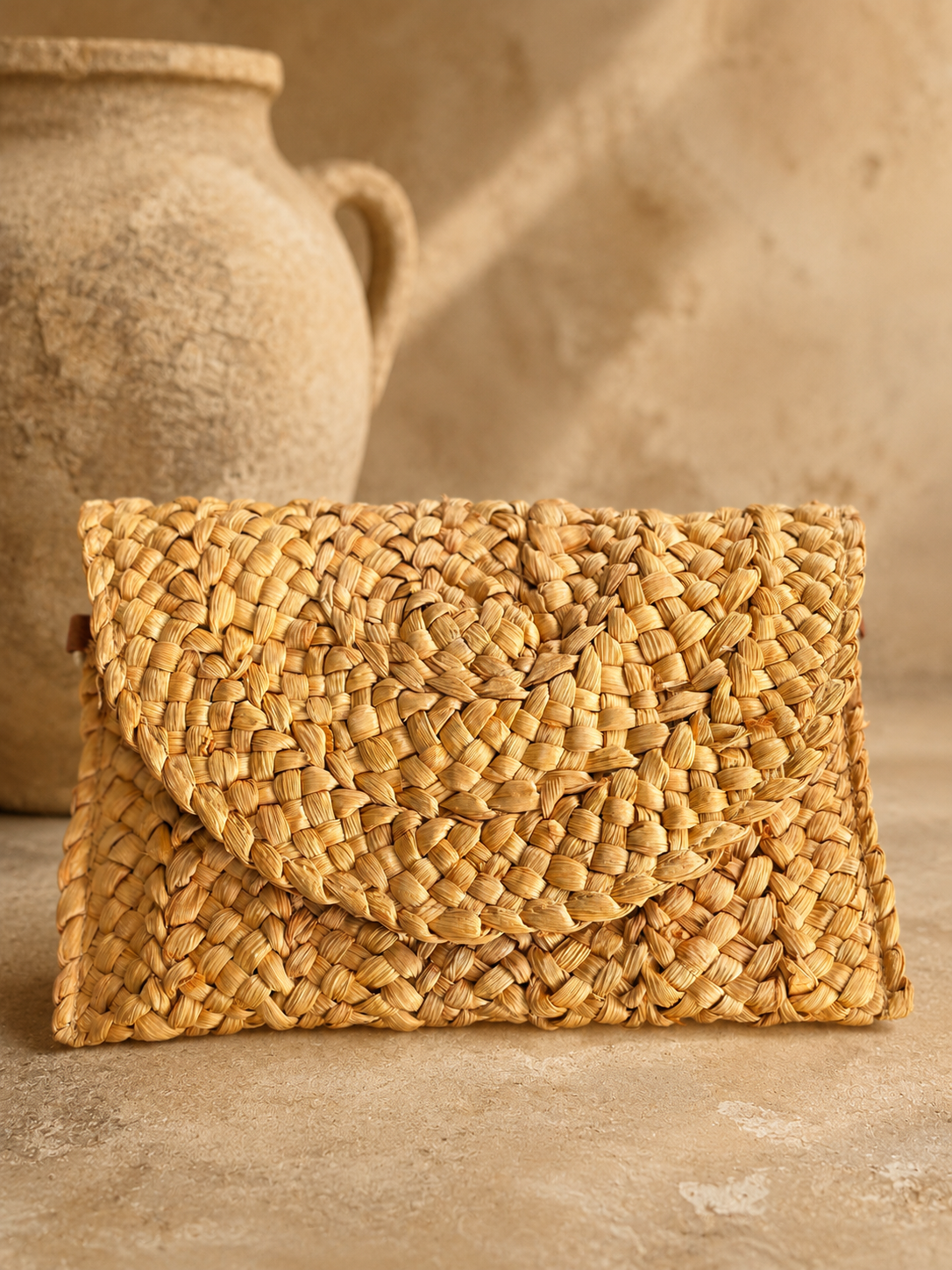 Bolso Cartera Aruma. Caqui.