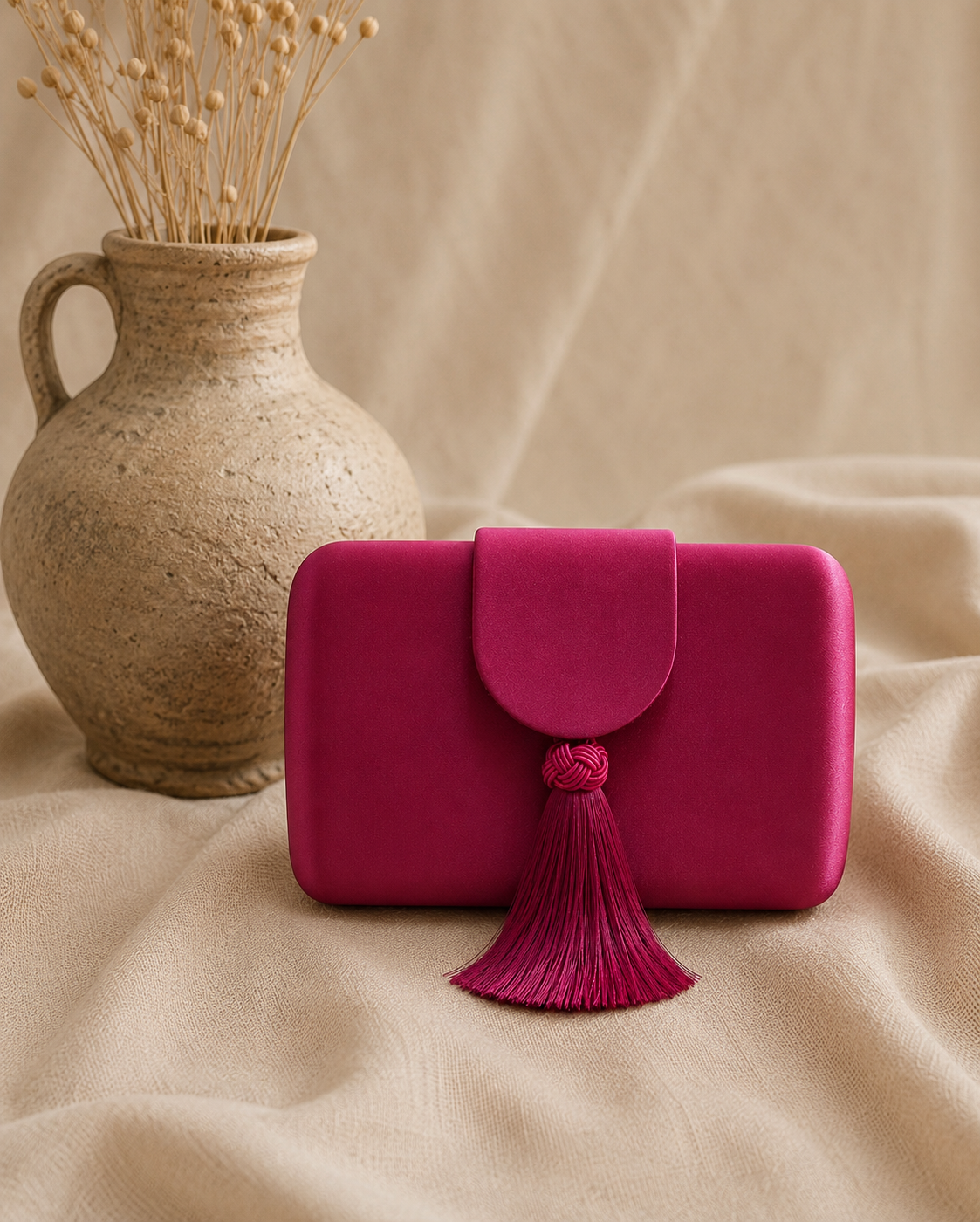 Bolso Fiorella. Fucsia.