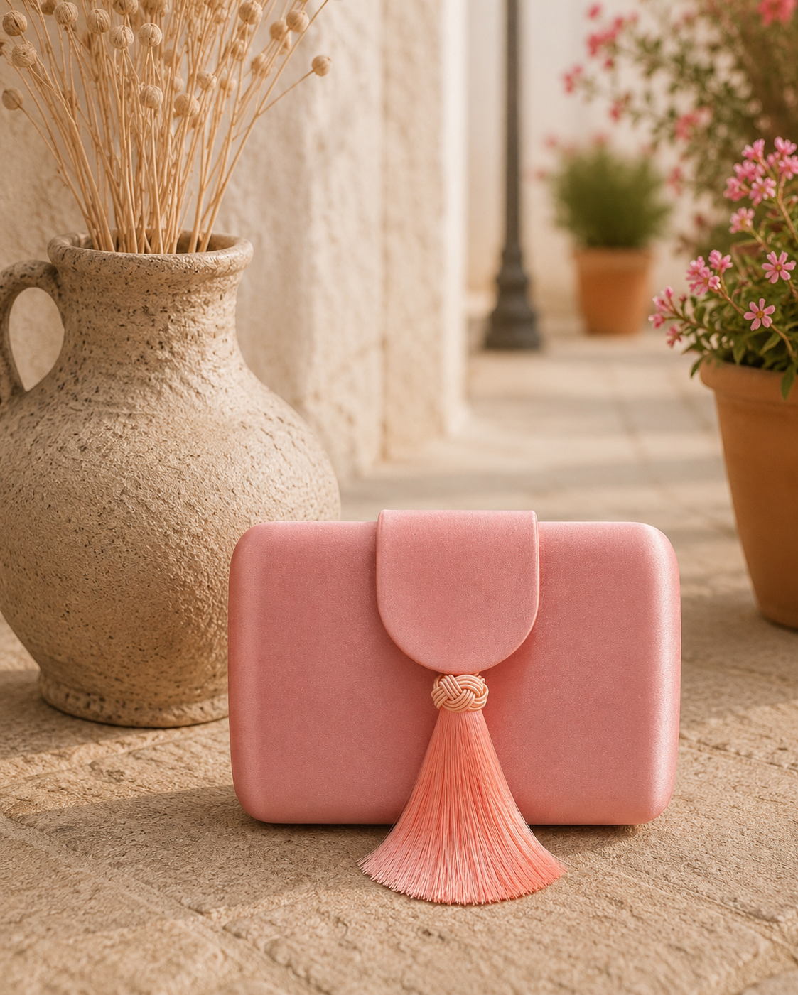 Bolso Fiorella. Rosa Empolvado.