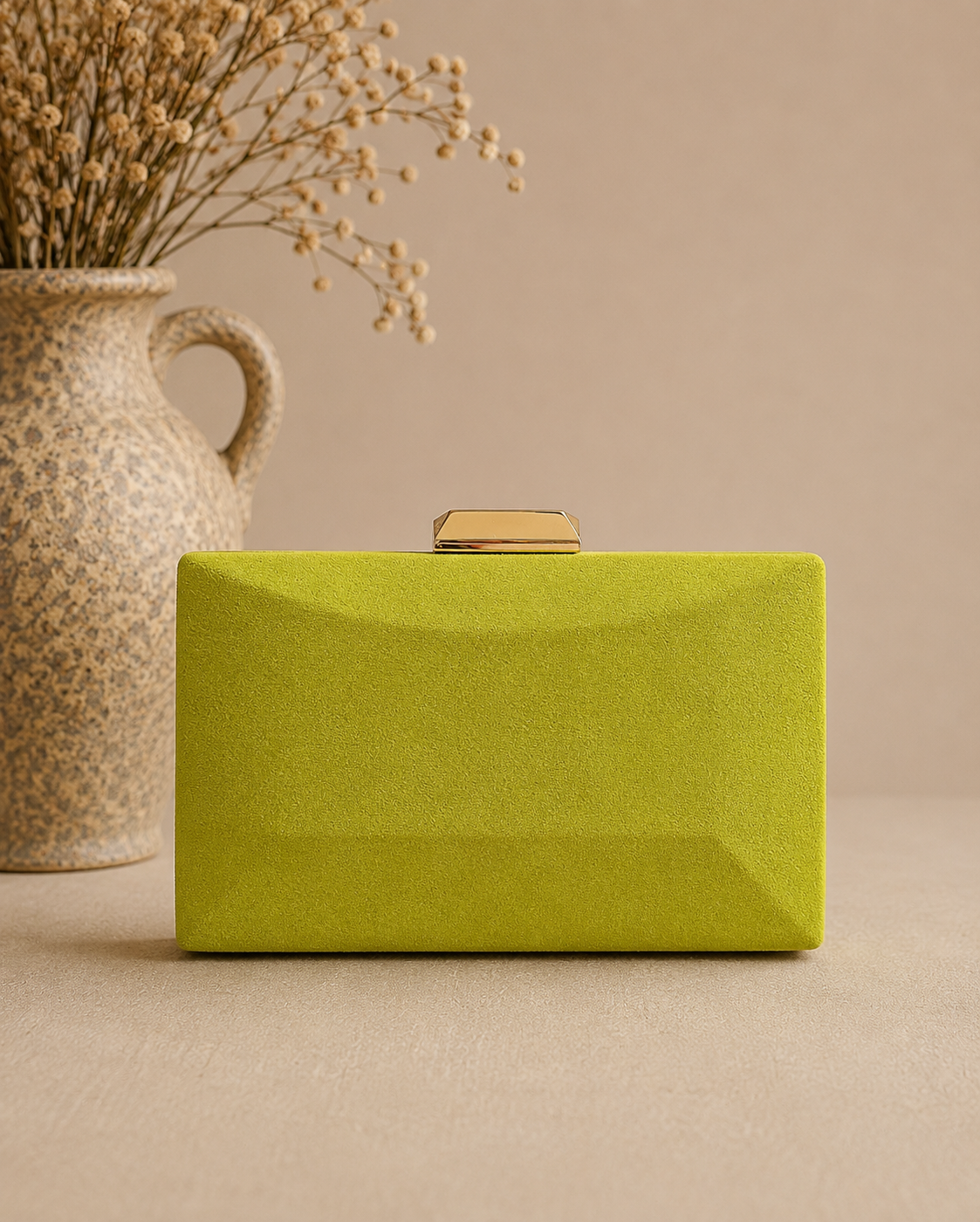 Clutch Primavera. Verde Lima.