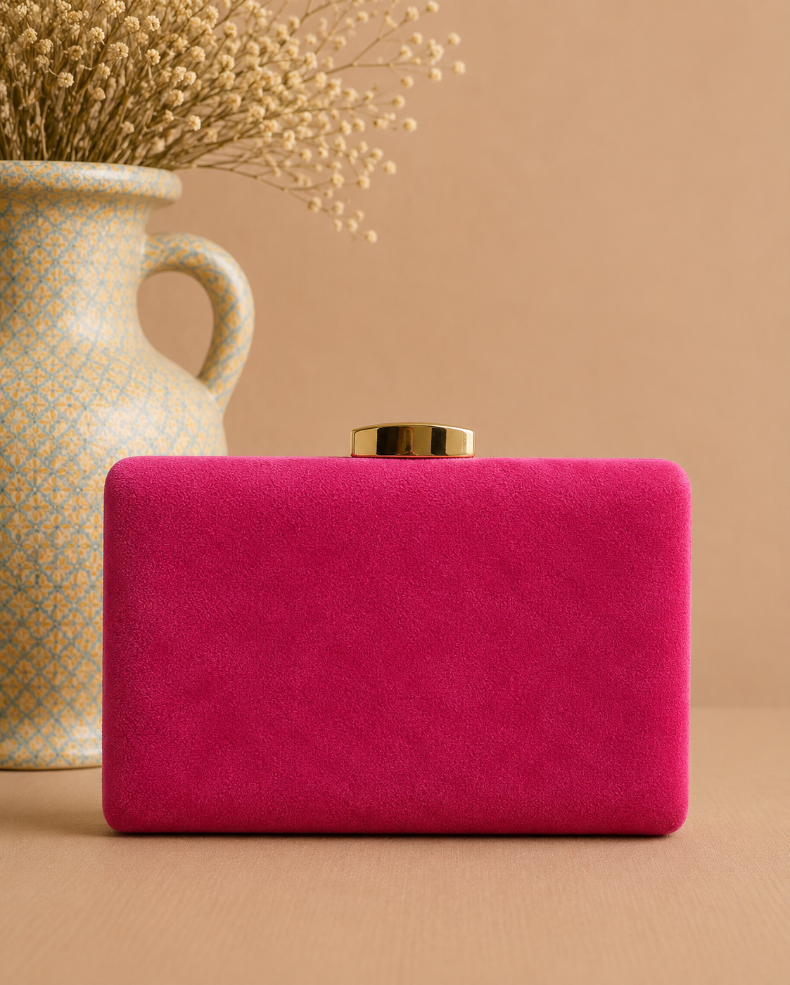Clutch Fucsia Royale.