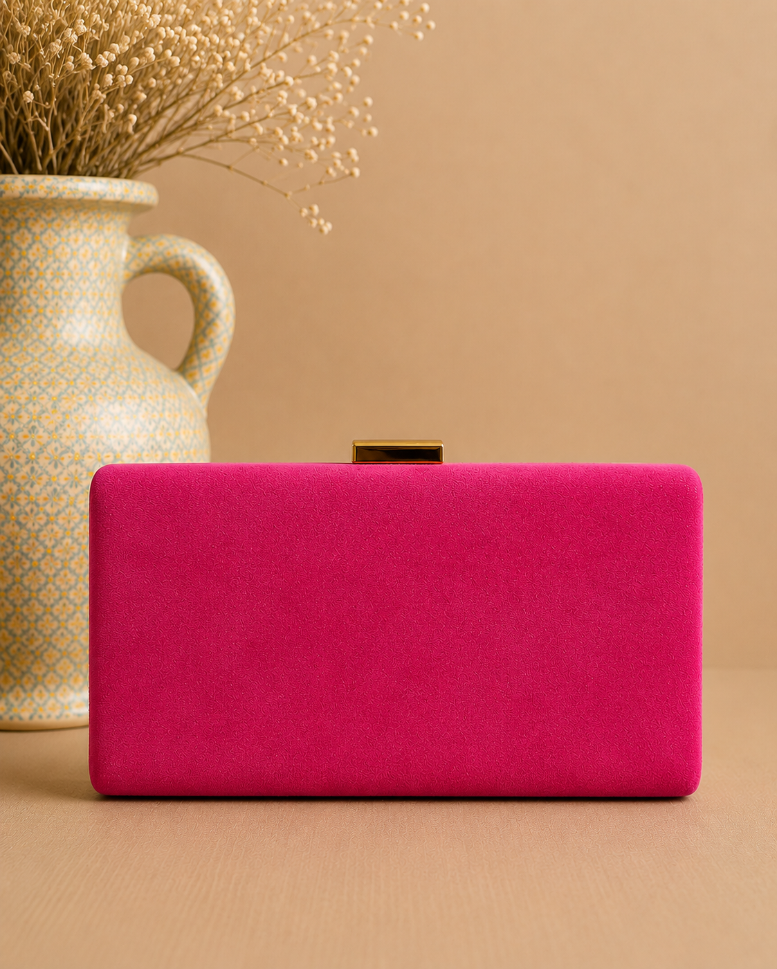 Clutch Fiamma. Fucsia Buganvilla.