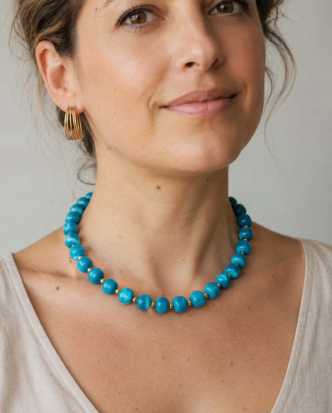 Chocker Turquesa.