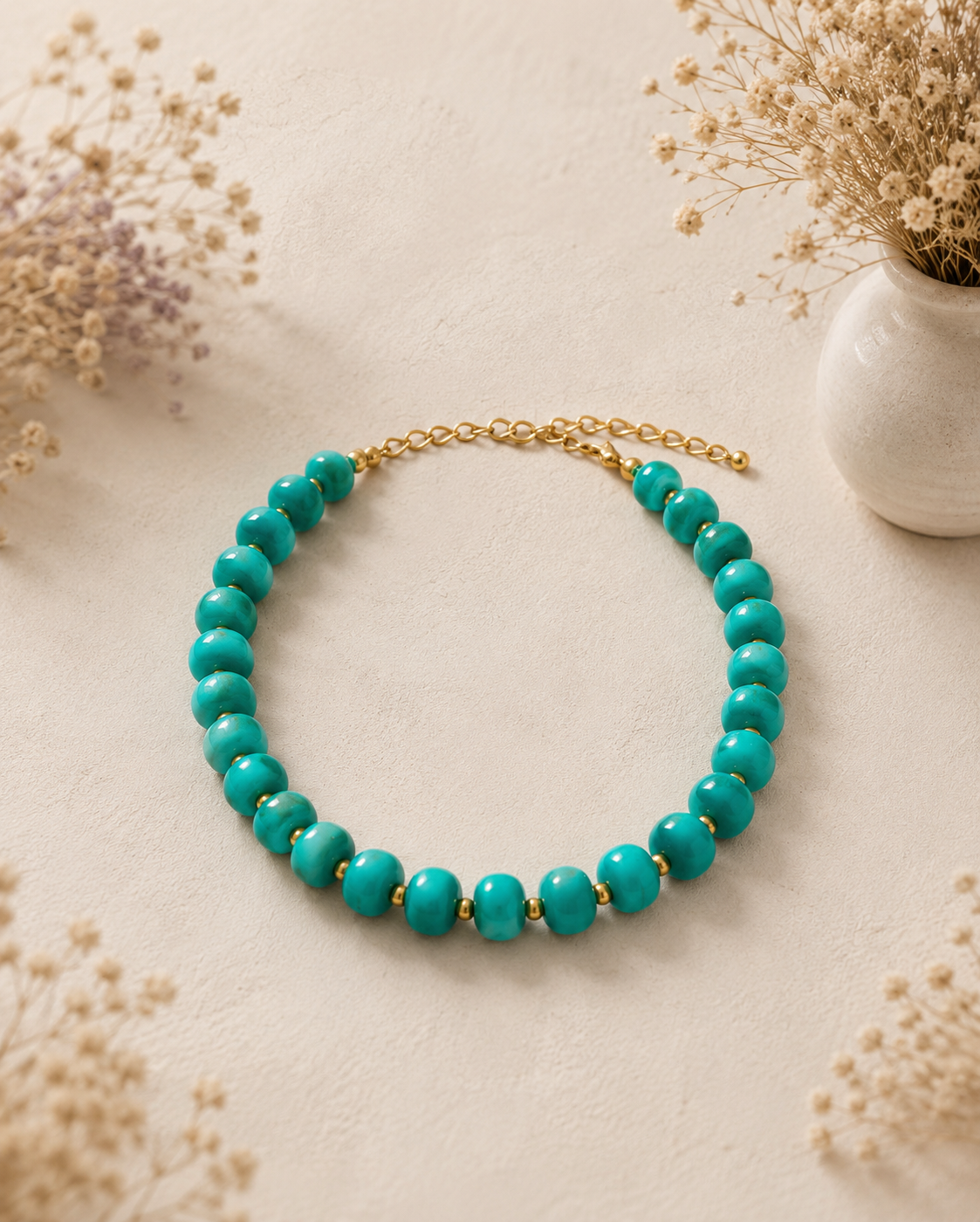Chocker Turquesa Intenso.