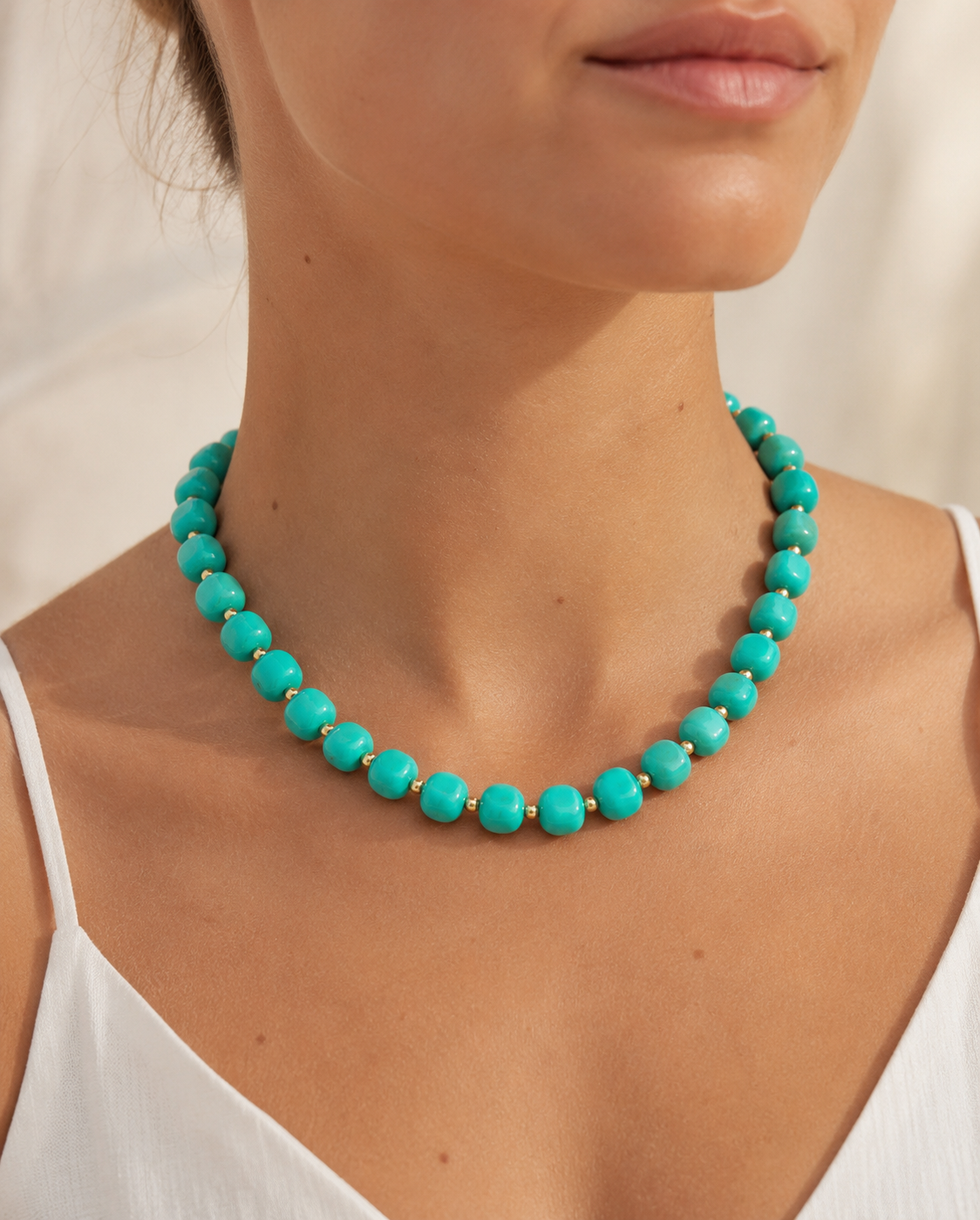 Chocker Turquesa Intenso.