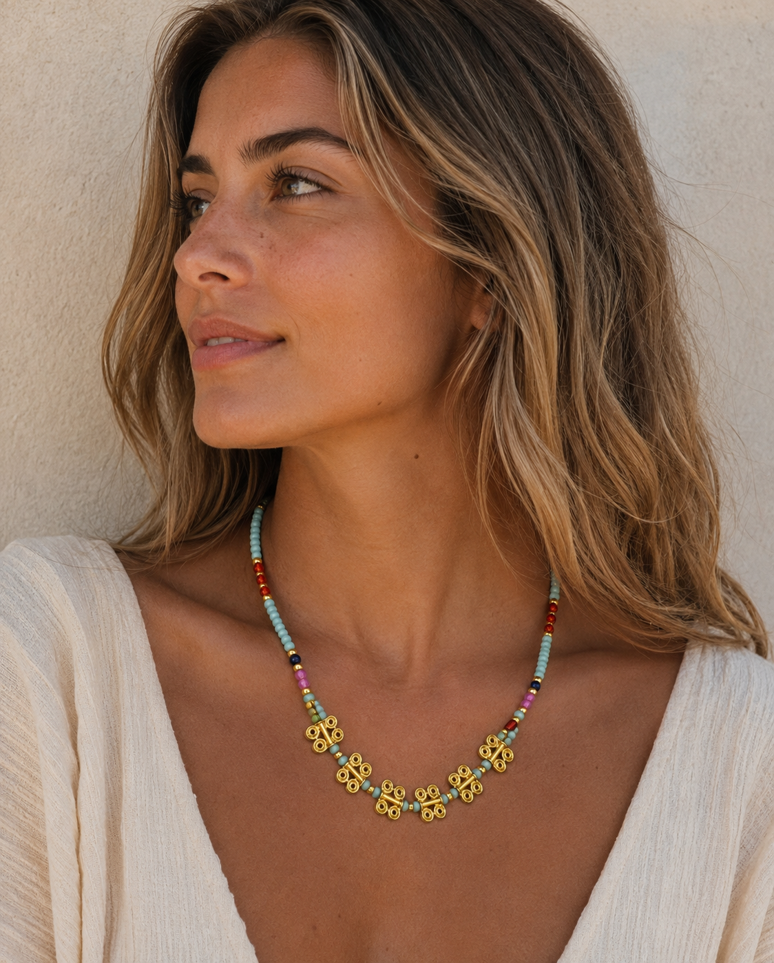Collar Espiral Pequeña.