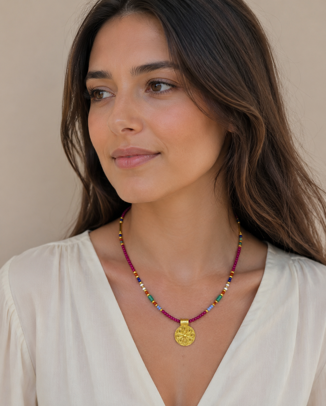 Collar Roseta Pequeña.