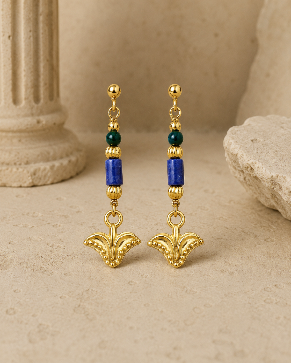 Pendientes Flor de Loto.