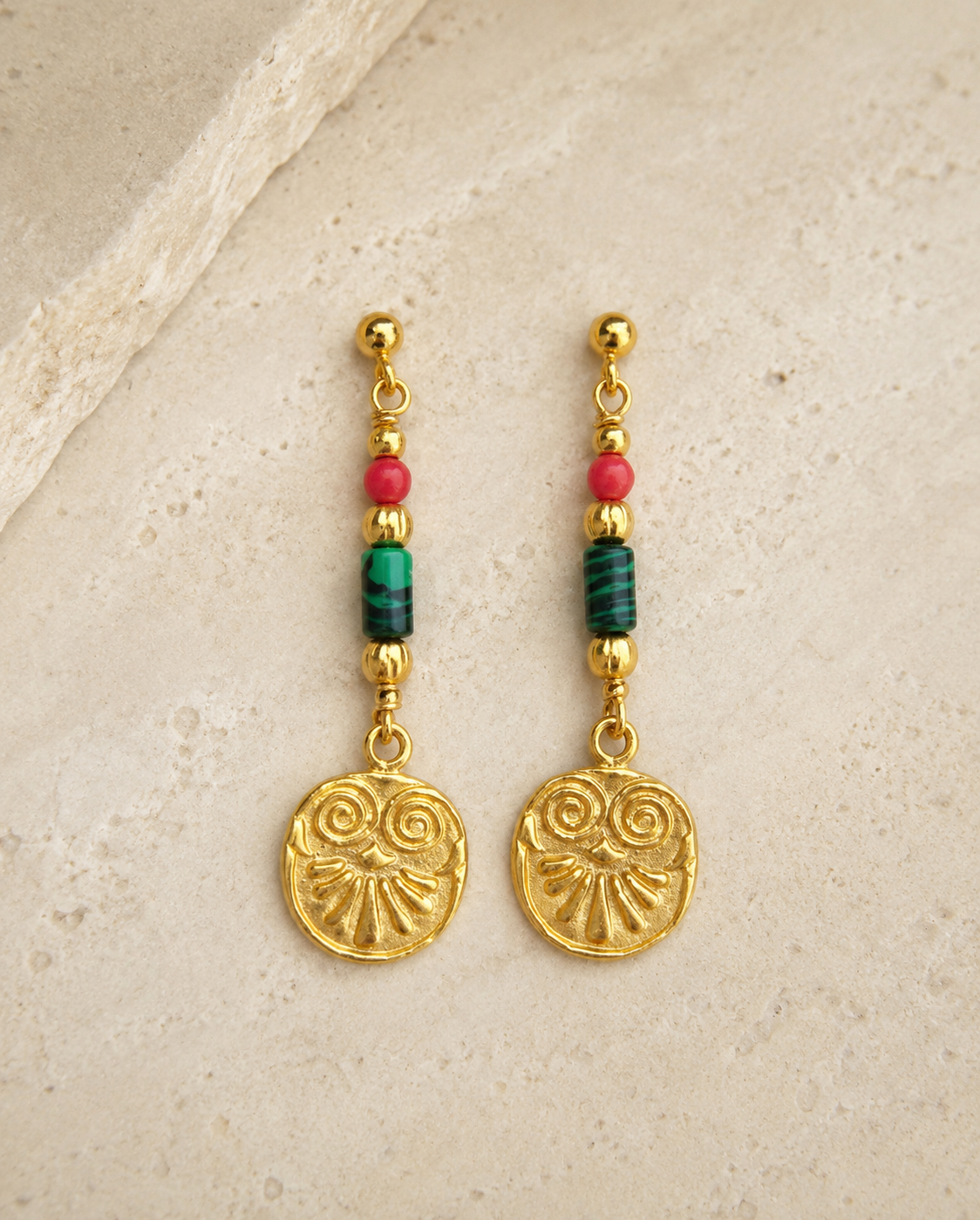 Pendientes Palmeta.