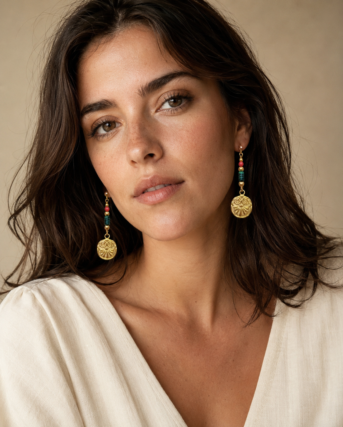 Pendientes Palmeta.