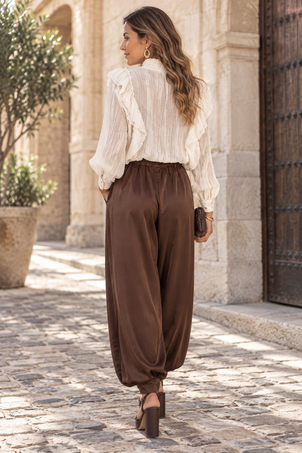 Blusa Cora. Blanco Roto.