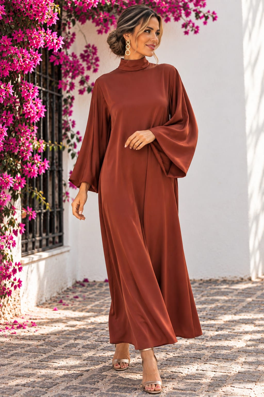 Vestido Saoko. Teja.
