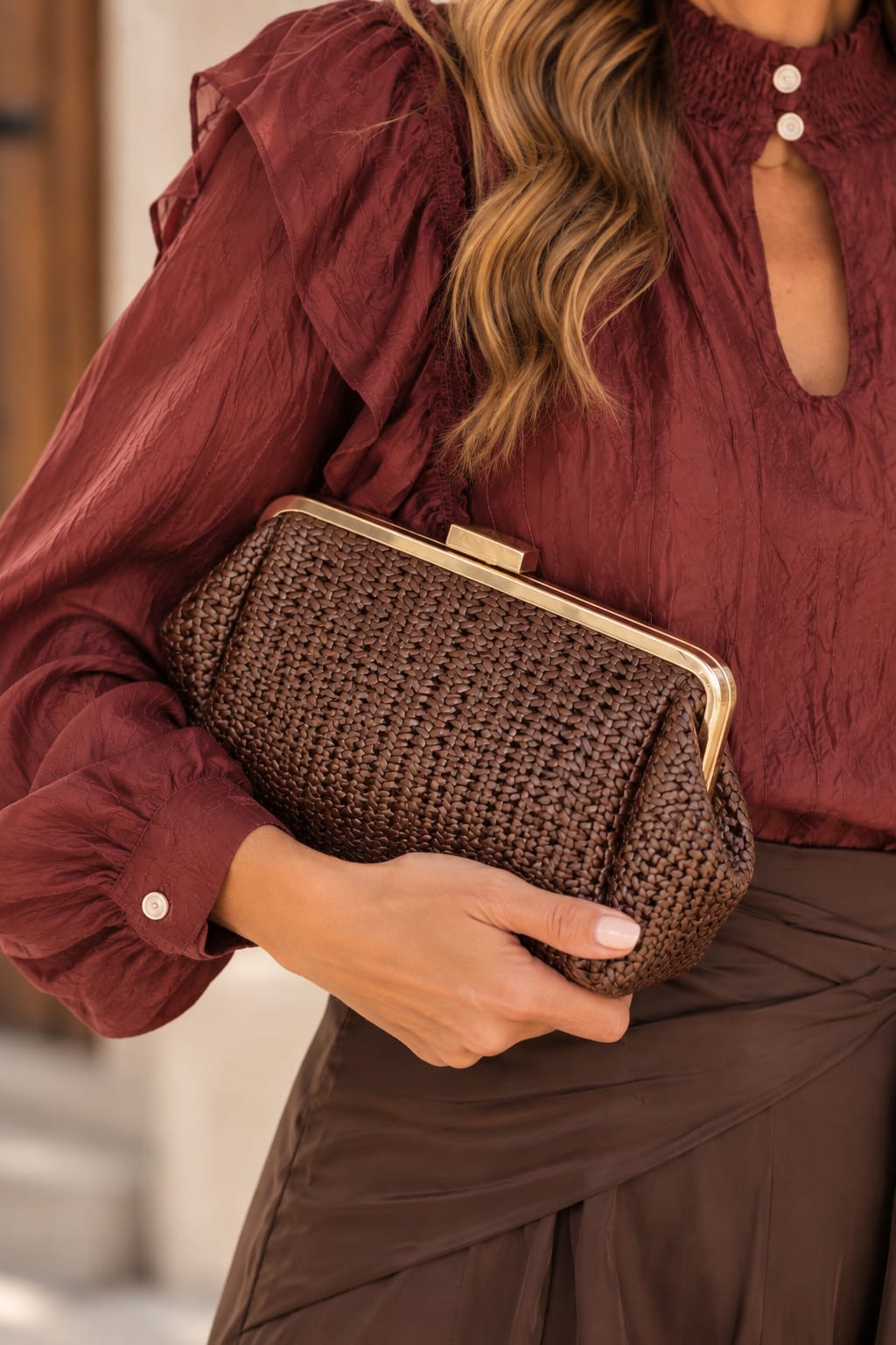 Bolso Irma. Marrón.