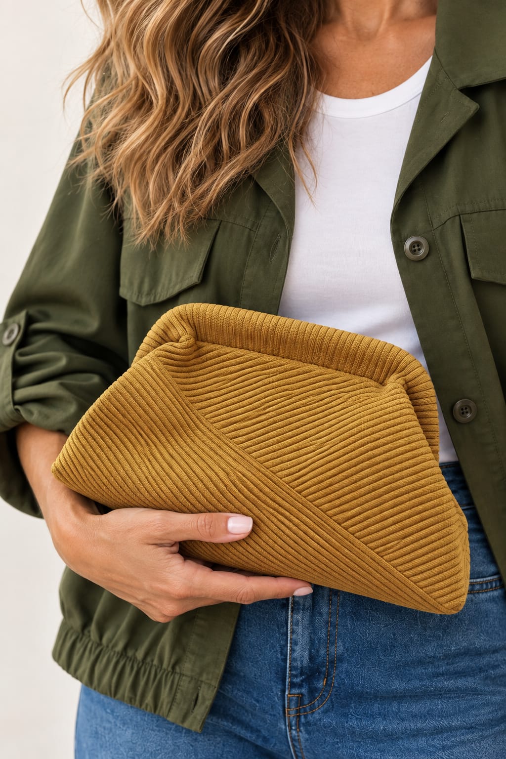 Bolso Selene. Mostaza.