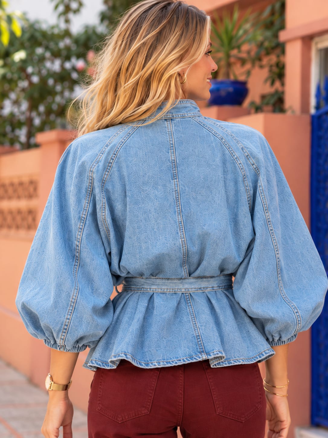 Camisa Chaqueta Denim Giulia. S/M.