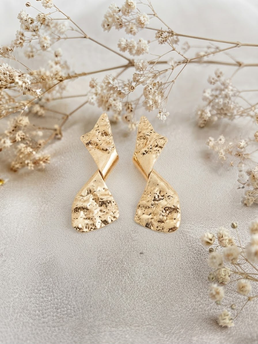 Pendientes Antonella. Dorados.