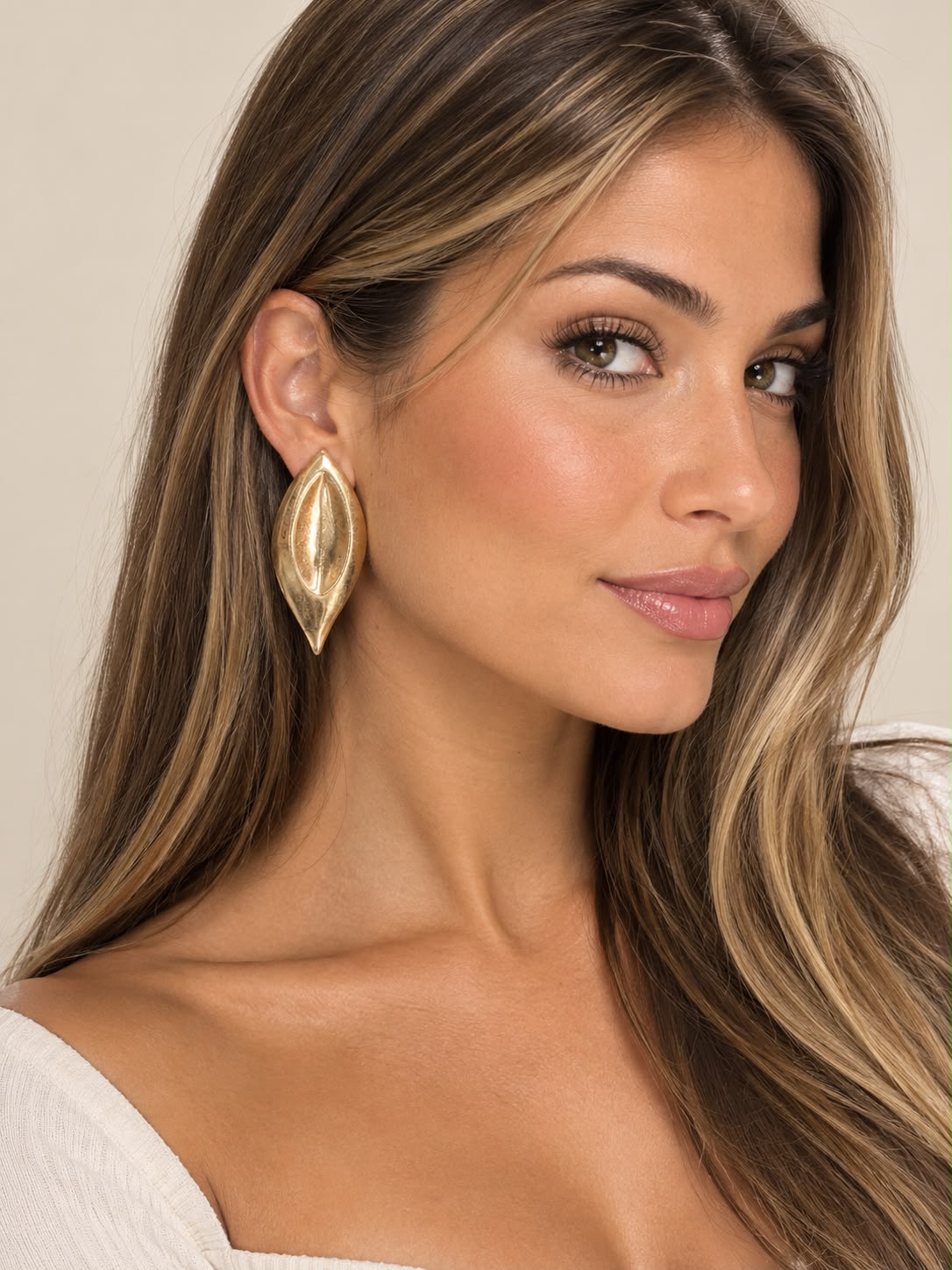 Pendientes Eleonora. Dorados.