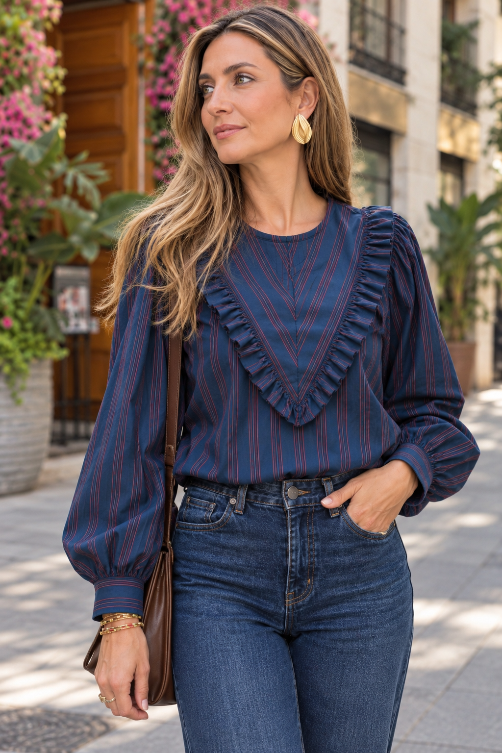 Camisa Paola. Azul.